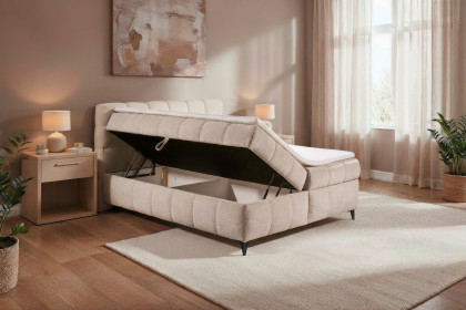 Kylie von ED-Lifestyle - Polsterbett 180 beige