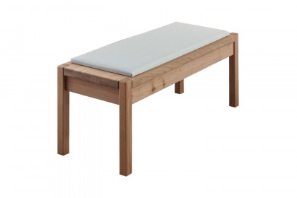 Valetta von Wiemann - Ankleidebank Eiche massiv mit Sitzpolster