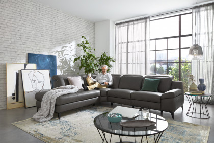 MR 9120 von Musterring - Polstersofa links grey