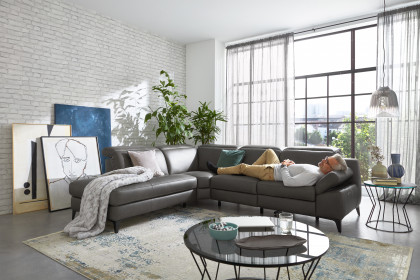 MR 9120 von Musterring - Polstersofa links grey