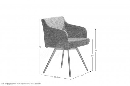 Concetto von Rietberger - Esszimmerstuhl in Grün
