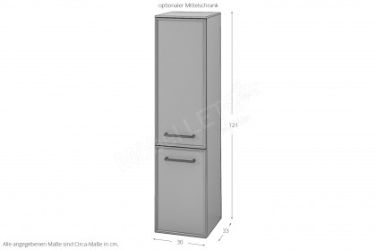 Serie 7300 von Pelipal - Badezimmer in Quarzgrau matt