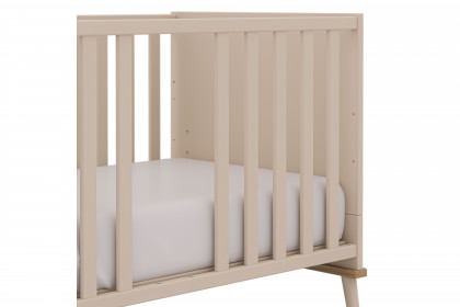 Hazel von YUNY by Paidi - Babybett 70x140 cm cashmere-beige - Eiche