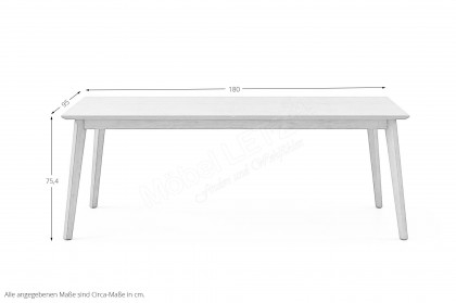 Concetto von Rietberger Möbelwerke - Esstisch Asteiche furniert