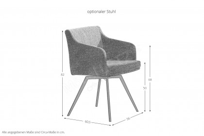 Concetto von Rietberger Möbelwerke - Esstisch Asteiche furniert