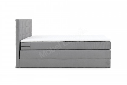 Hawaii 3 von ED-Lifestyle - Boxspringbett 140 in Light Grey