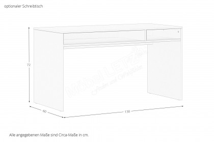 Hazel von YUNY by Paidi - Jugendzimmer-Set beige: Schrank 3T & Kojenbett