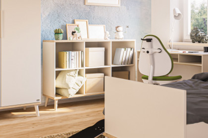 Hazel von YUNY by Paidi - Jugendzimmer-Set beige: Schrank 3T & Kojenbett