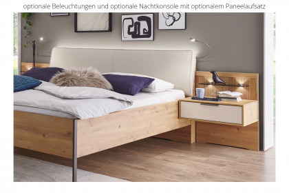 Valetta von Wiemann - Doppelbett 160 mit Polsterkopfteil