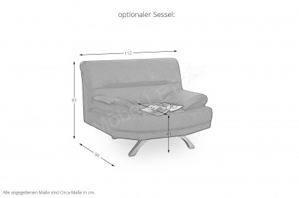 Bruno-LE18 von Matex - Polstergarnitur anthrazit