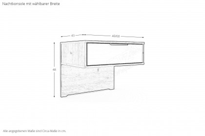 Valetta von Wiemann - Funktionsschrank, Doppelbett und Nachttisch-Paar