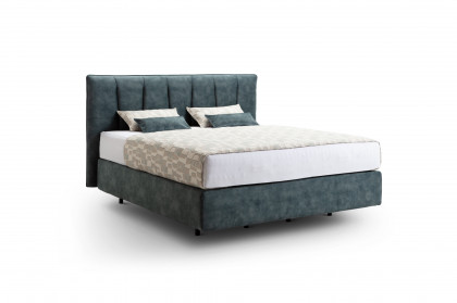 Osaka von RUF Betten - Boxspringbett in Komforthöhe grey-blue