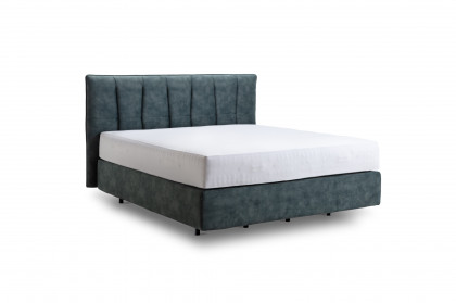 Osaka von RUF Betten - Boxspringbett in Komforthöhe grey-blue