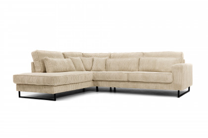 Icon-LE26 von Exxpo - Polstergarnitur links latte