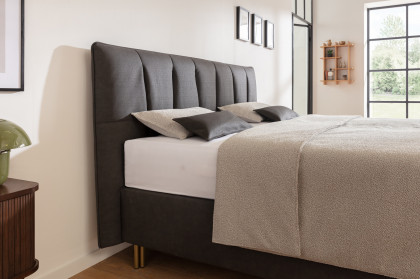 Osaka von RUF Betten - Boxspringbett in Komforthöhe anthrazit