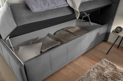 Fulham 6 von ED-Lifestyle - Polsterbett 180 anthrazit