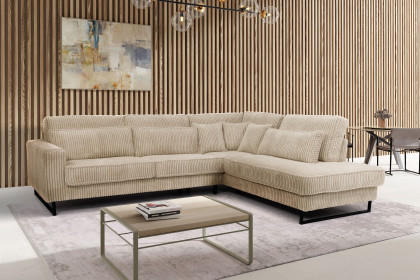 Icon-LE26 von Exxpo - Polstergarnitur rechts latte