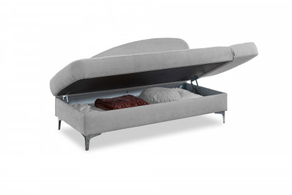 Greta von Nehl - Einzelliege silber rechts