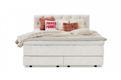 Sienna-Dream von DONE.® - Boxspringbett Classic in Elfenbein