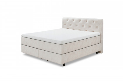 Sienna-Dream von DONE.® - Boxspringbett Classic in Elfenbein