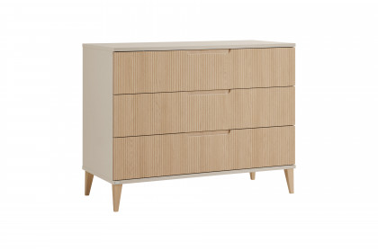 Jonte von Paidi - Schubladenkommode cashmere-beige - Stripy-Light-Oak