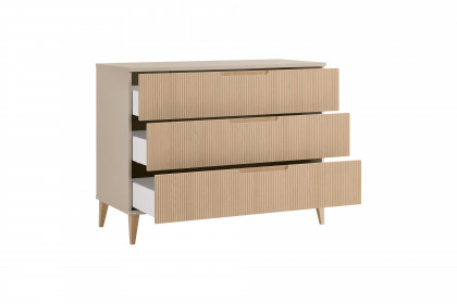 Jonte von Paidi - Schubladenkommode cashmere-beige - Stripy-Light-Oak