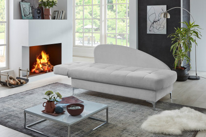 Greta von Nehl - Einzelliege in Silber links