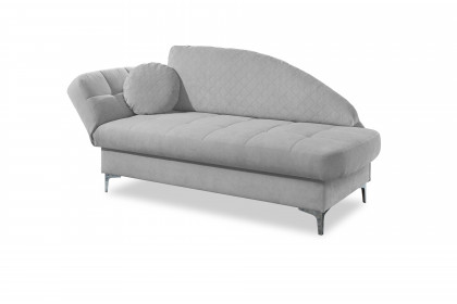 Greta von Nehl - Einzelliege in Silber links