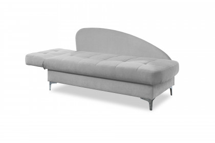 Greta von Nehl - Einzelliege in Silber links