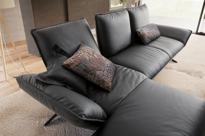 KOINOR Buddy - Ledersofa links lava