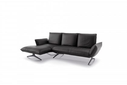KOINOR Buddy - Ledersofa links lava