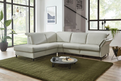 PN-EM21059 von Polinova - Ledergarnitur Ausführung links silver