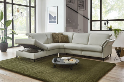 PN-EM21059 von Polinova - Ledergarnitur Ausführung links silver