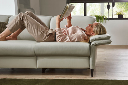 PN-EM21059 von Polinova - Ledergarnitur Ausführung links silver