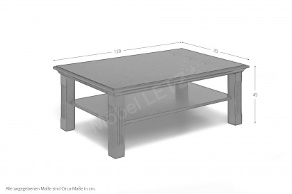 Maison von Wehrsdorfer - Couchtisch 0391 Cognac antik