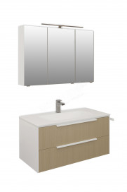 Riana von Musterring - Badezimmer in Linea Eiche & weiß matt