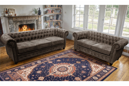 Chesterfield-LE26 von Exxpo - Polstergarnitur brown