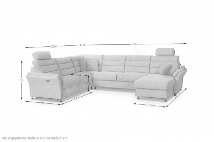 Foreno von Matex - Sofalandschaft links taupe