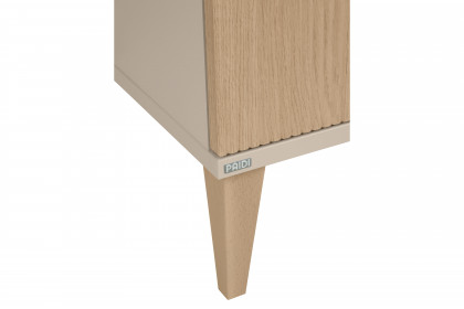 Jonte von Paidi - Kleiderschrank 3T cashmere-beige - Stripy-Light-Oak