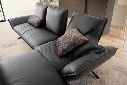 KOINOR Buddy - Ledersofa rechts lava