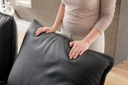 KOINOR Buddy - Ledersofa rechts lava