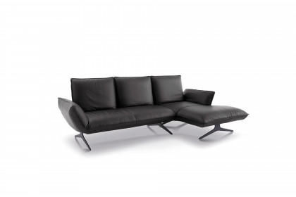 KOINOR Buddy - Ledersofa rechts lava