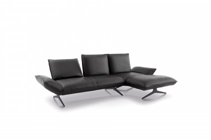 KOINOR Buddy - Ledersofa rechts lava