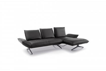 KOINOR Buddy - Ledersofa rechts lava