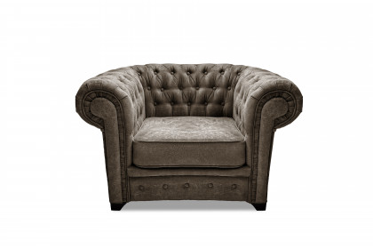 Chesterfield-LE26 von Exxpo - Einzelsessel brown