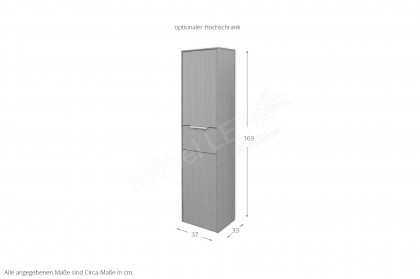Riana von Musterring - Hochschrank in Linea Eiche hell
