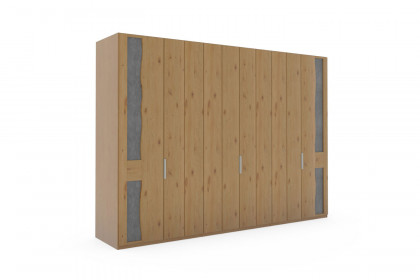 Incasa Albero von Decker - Drehtürenschrank mit Schiefer-Akzent