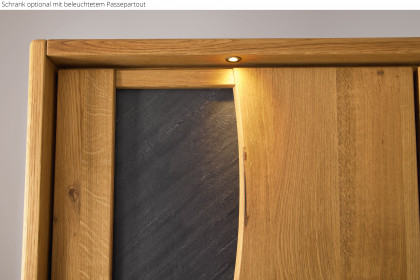 Incasa Albero von Decker - Drehtürenschrank mit Schiefer-Akzent