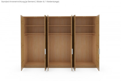 Incasa Albero von Decker - Drehtürenschrank mit Schiefer-Akzent