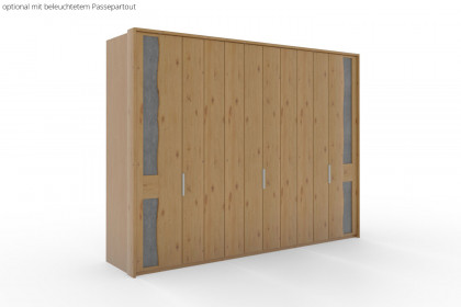 Incasa Albero von Decker - Drehtürenschrank mit Schiefer-Akzent